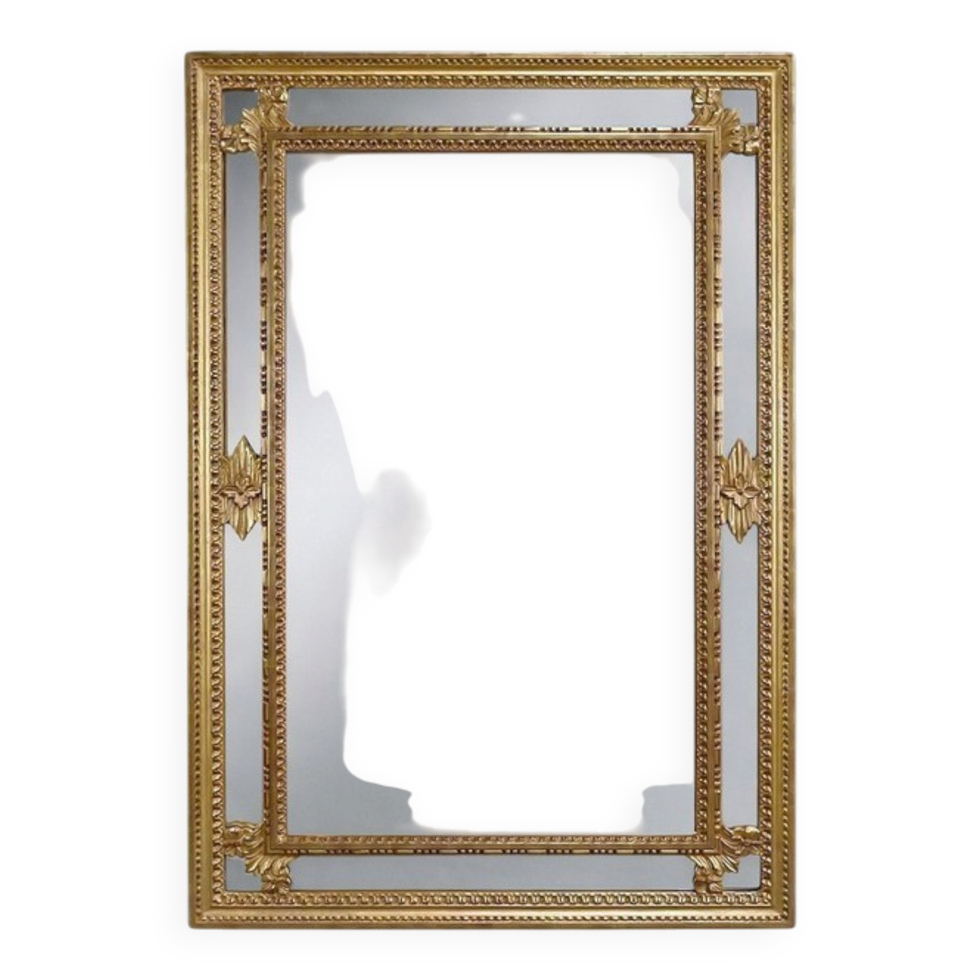 Large mirror with shutters, Louis XVI style – Mid 20th century