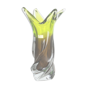 vase en verre en cristal