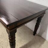 Vintage wooden farmhouse table