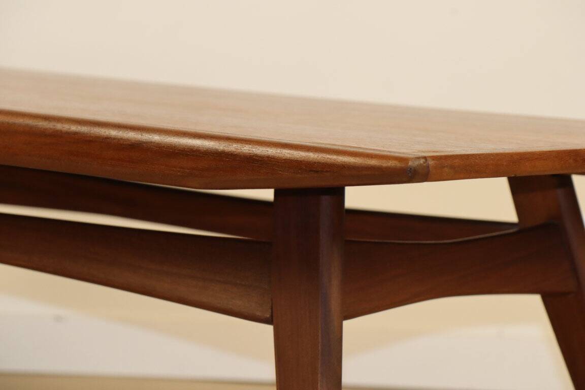 Scandinavian teak coffee table, 1960