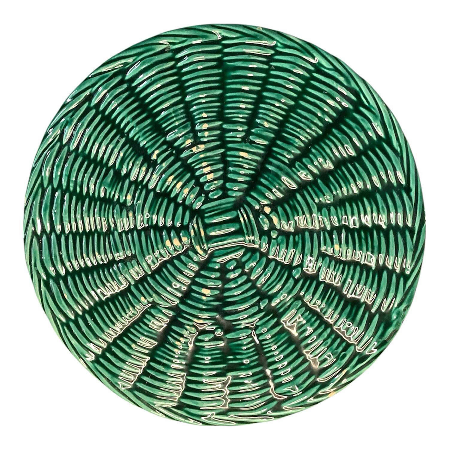 Antique trivet in earthenware – FPP Vallauris – woven decoration v