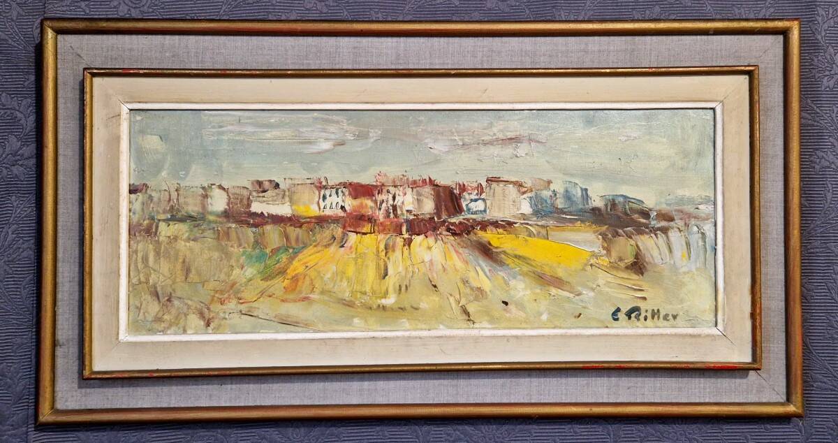 Alsatian Village by Etienne Ritter (1934-1994)