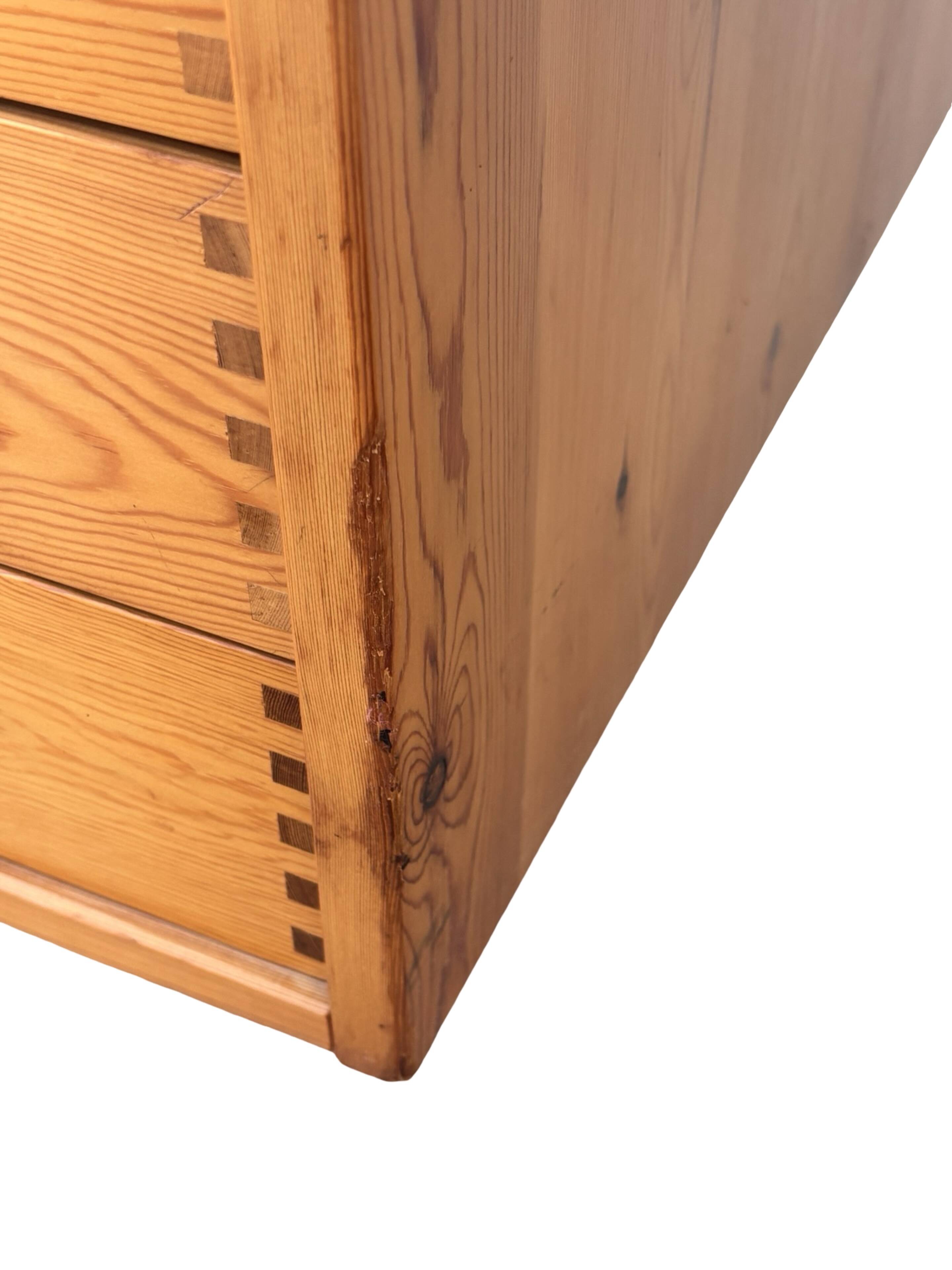 Vintage Pinewood Desk, Freestanding, 1970s Pine, Design, Ate van Apeldoorn