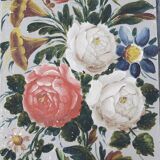 Painted Folk Art Bridal Cupboard