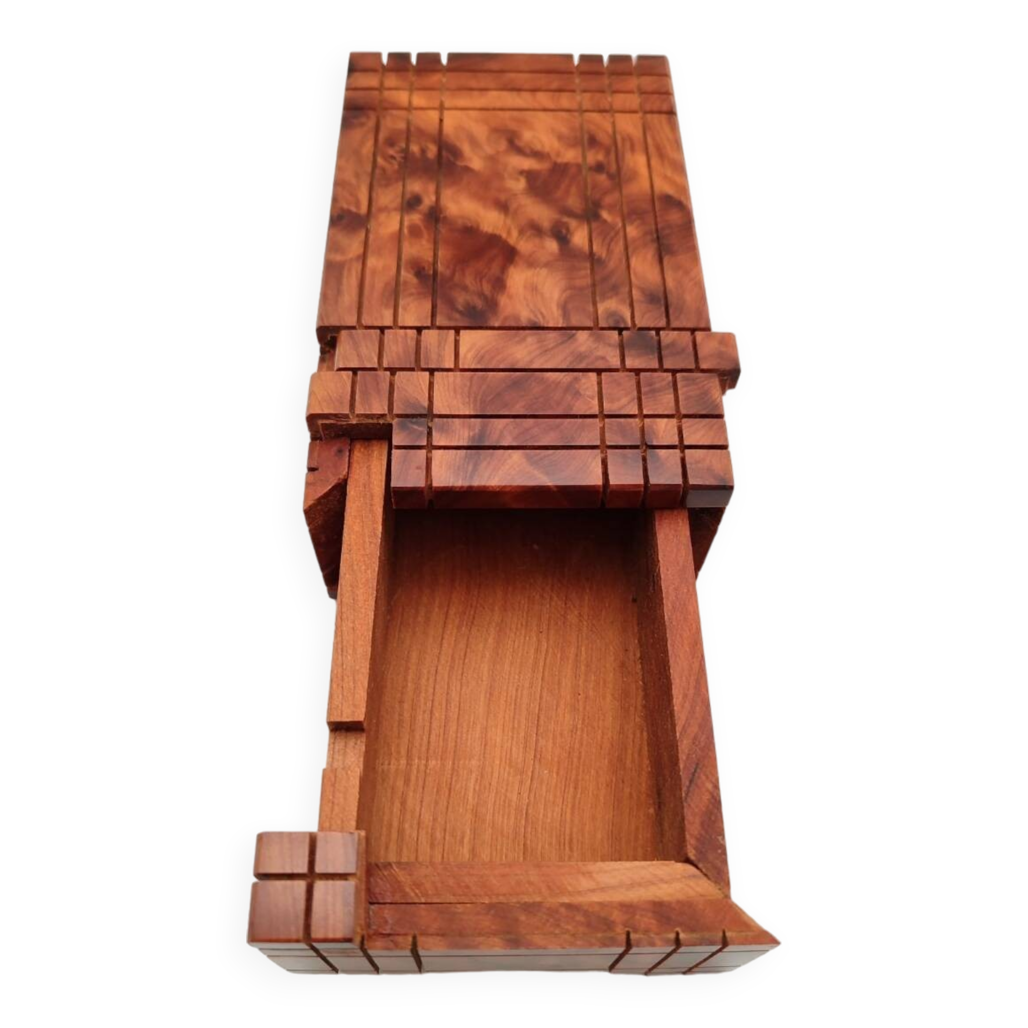 Secret box made of noble thuya wood