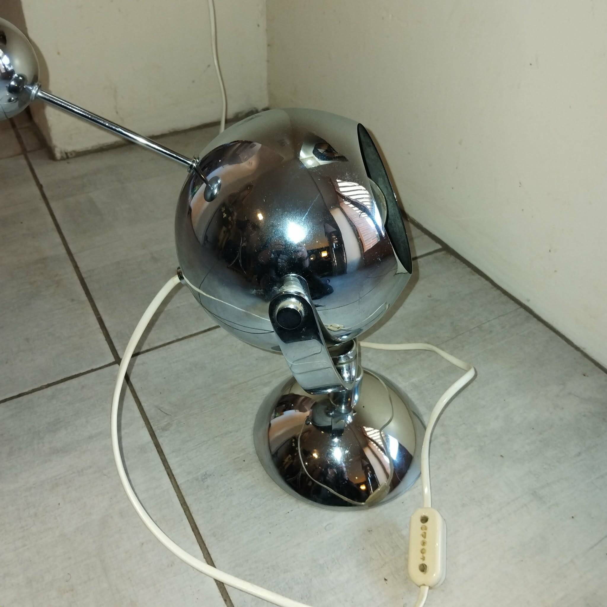 Lampe à poser EYE BALL années 70
