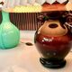 Vintage Italian Murano glass amphora-shaped table lamp, 1950s