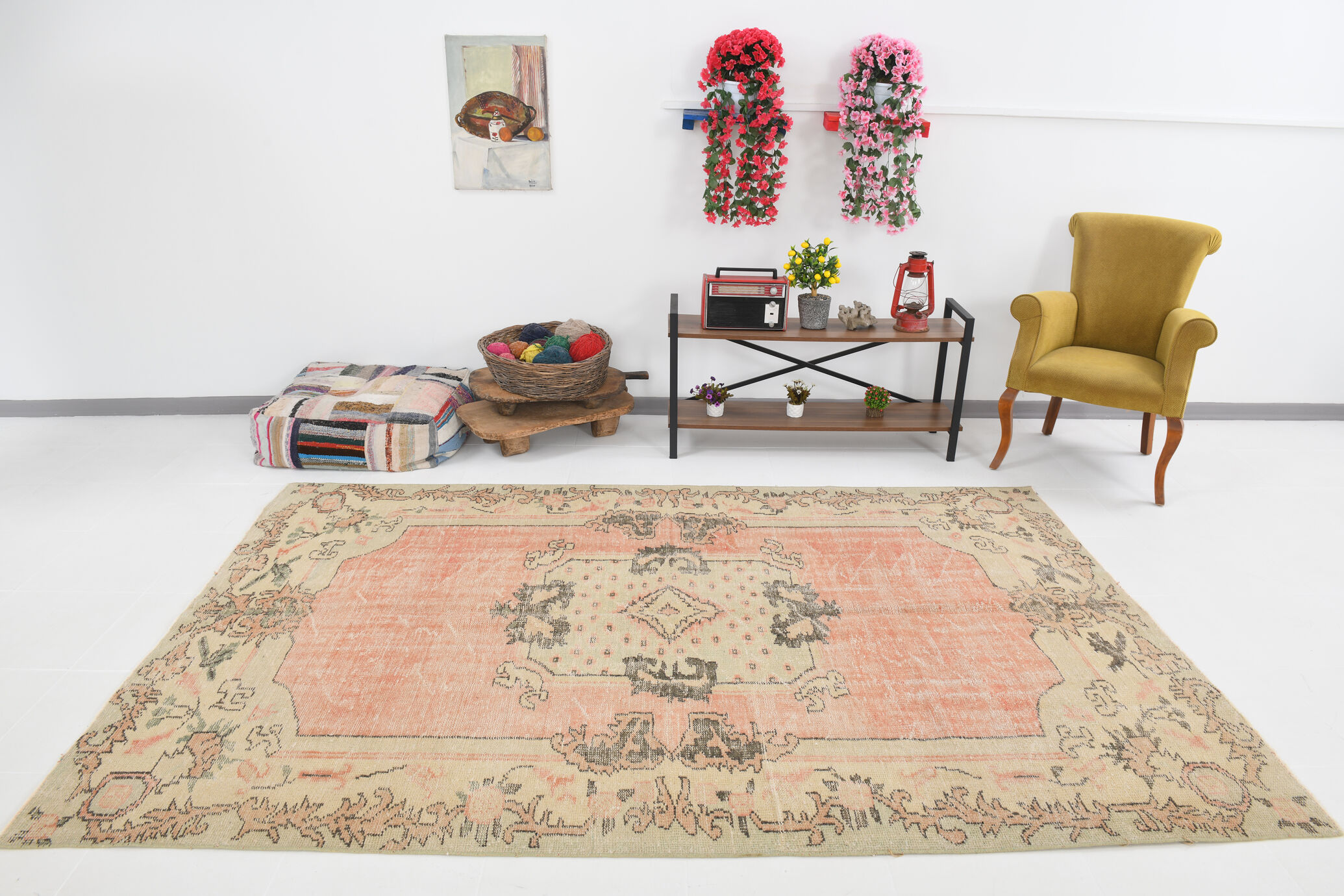 6x9 Classic Antique Vintage Rug, 185x282Cm