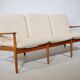 Danish Design Teak Sofa Couch Three-Seater by Svend Aage Eriksen for Glostrup, 1960s