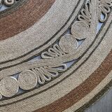Round rugs in jute 180cm
