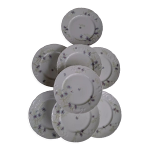8 assiettes plate Limoges
