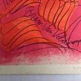 Messenger alechinsky arnal van velde, c 1980. lithograph signed in pencil