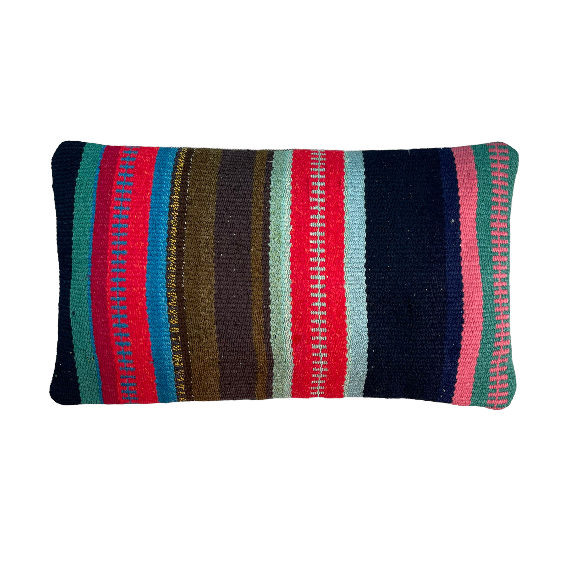 Vintage turkish kilim cushion cover 30x50cm