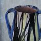Large antique glazed terracotta jar/vase from Romania