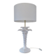 Grande lampe palmier, Italy, en céramique blanche, années 60
