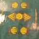 2 very beautiful Ethical dishes with South American geometric patterns. Square Format