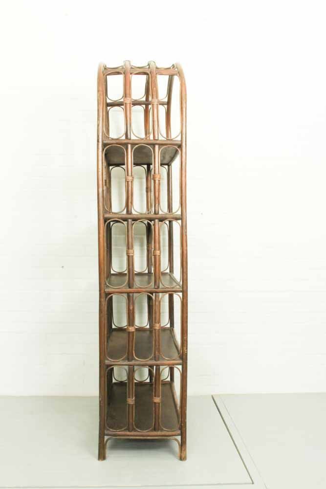 Mid-century french bamboo etagere, 1960s