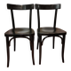 Pair of bistro chairs