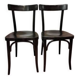 Paire de chaises bistrot