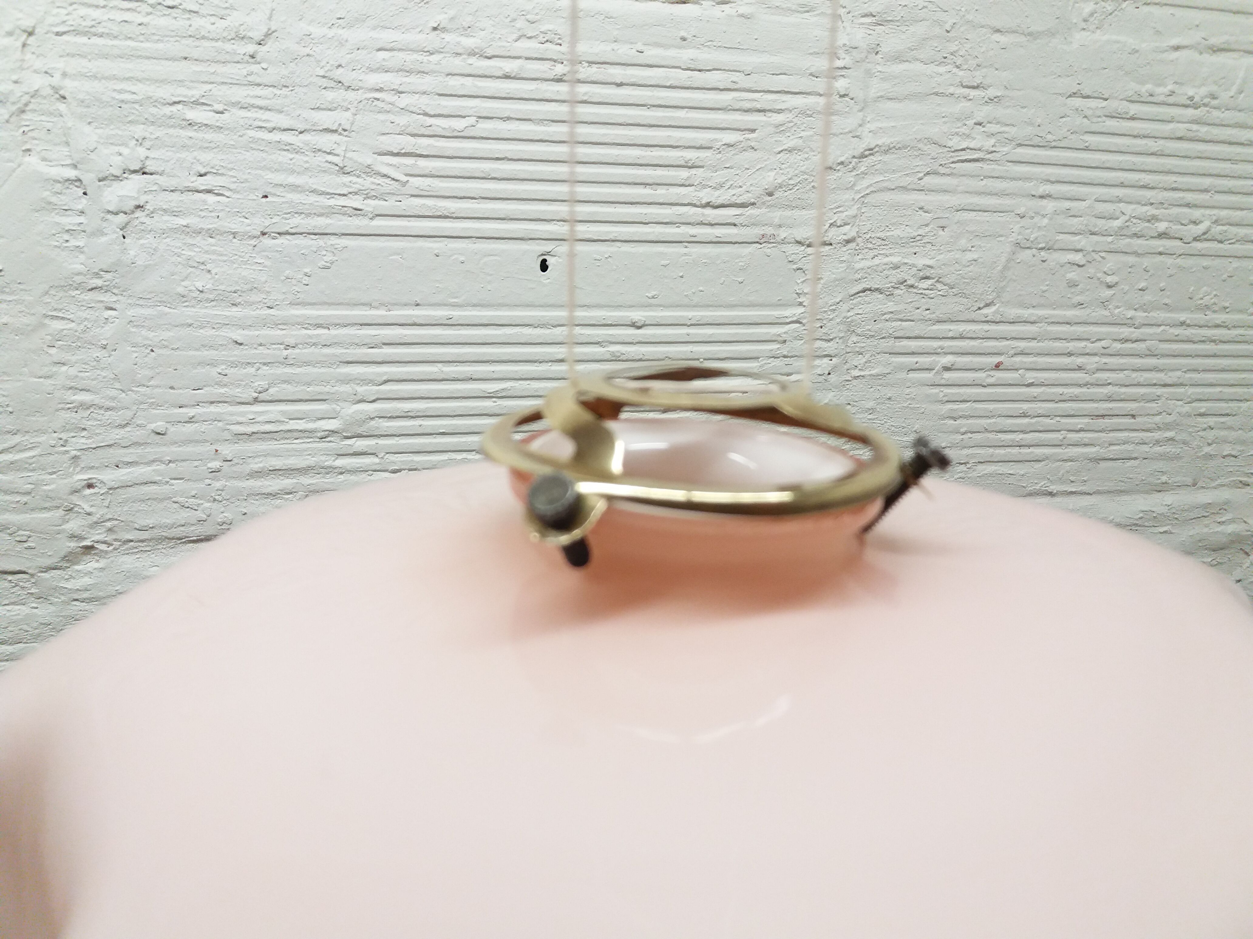 Suspension opaline rose poudré