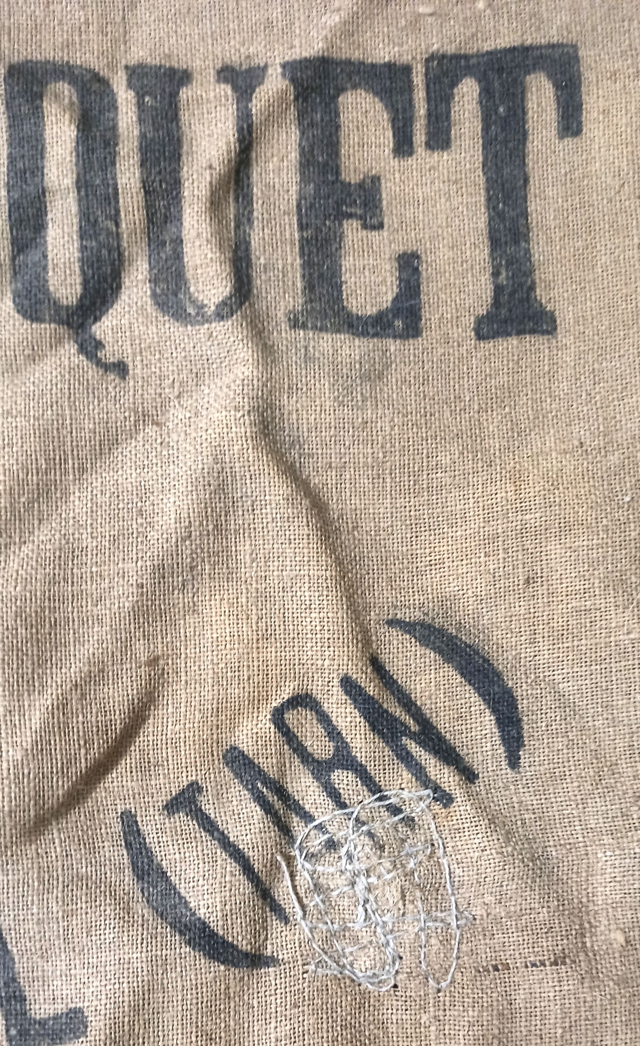 Burlap bag blanquet Tarn