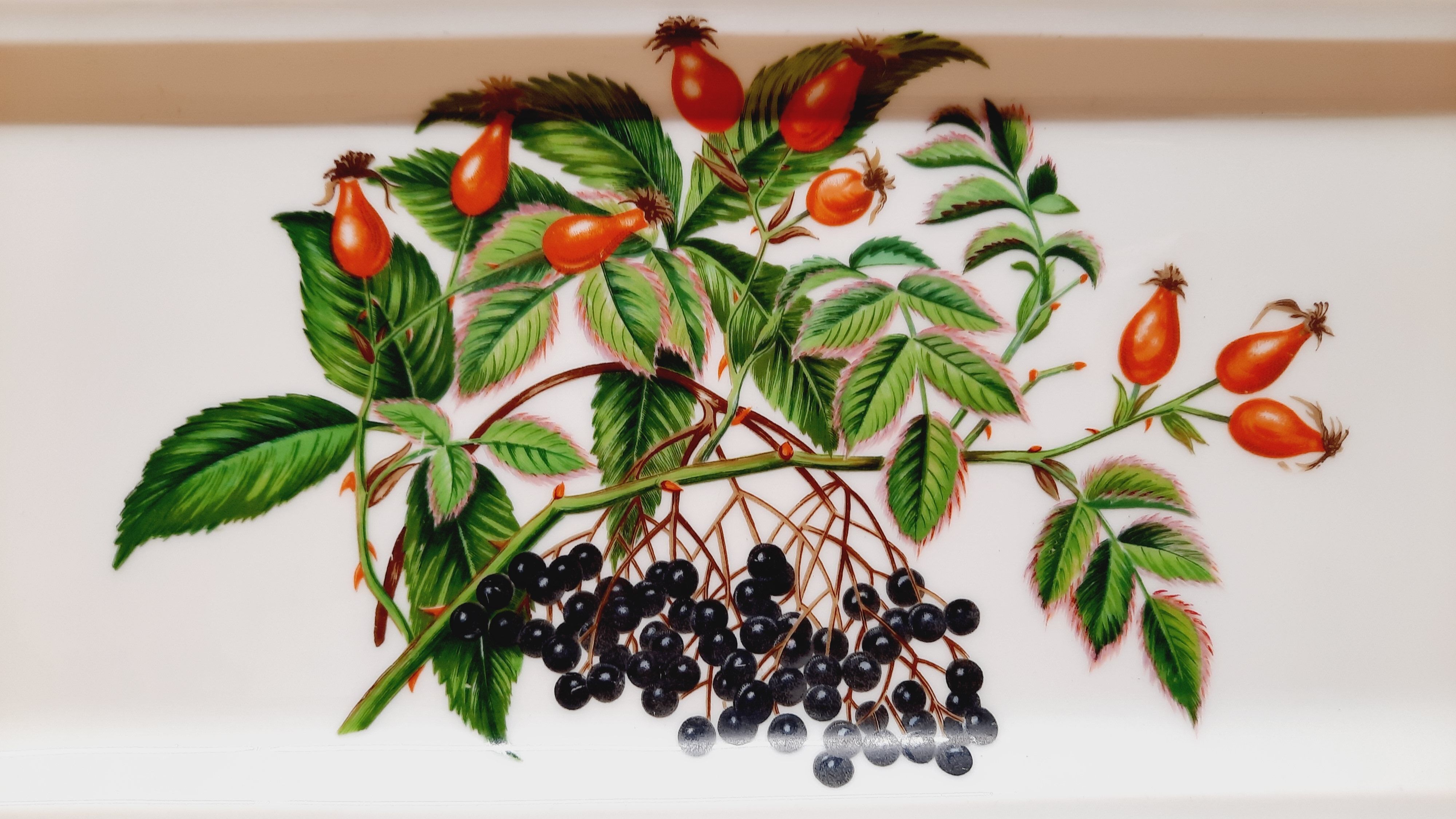 Wild fruit cake dish