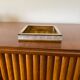 Hollywood regency brass ashtray / vide poche, Italy 1970s