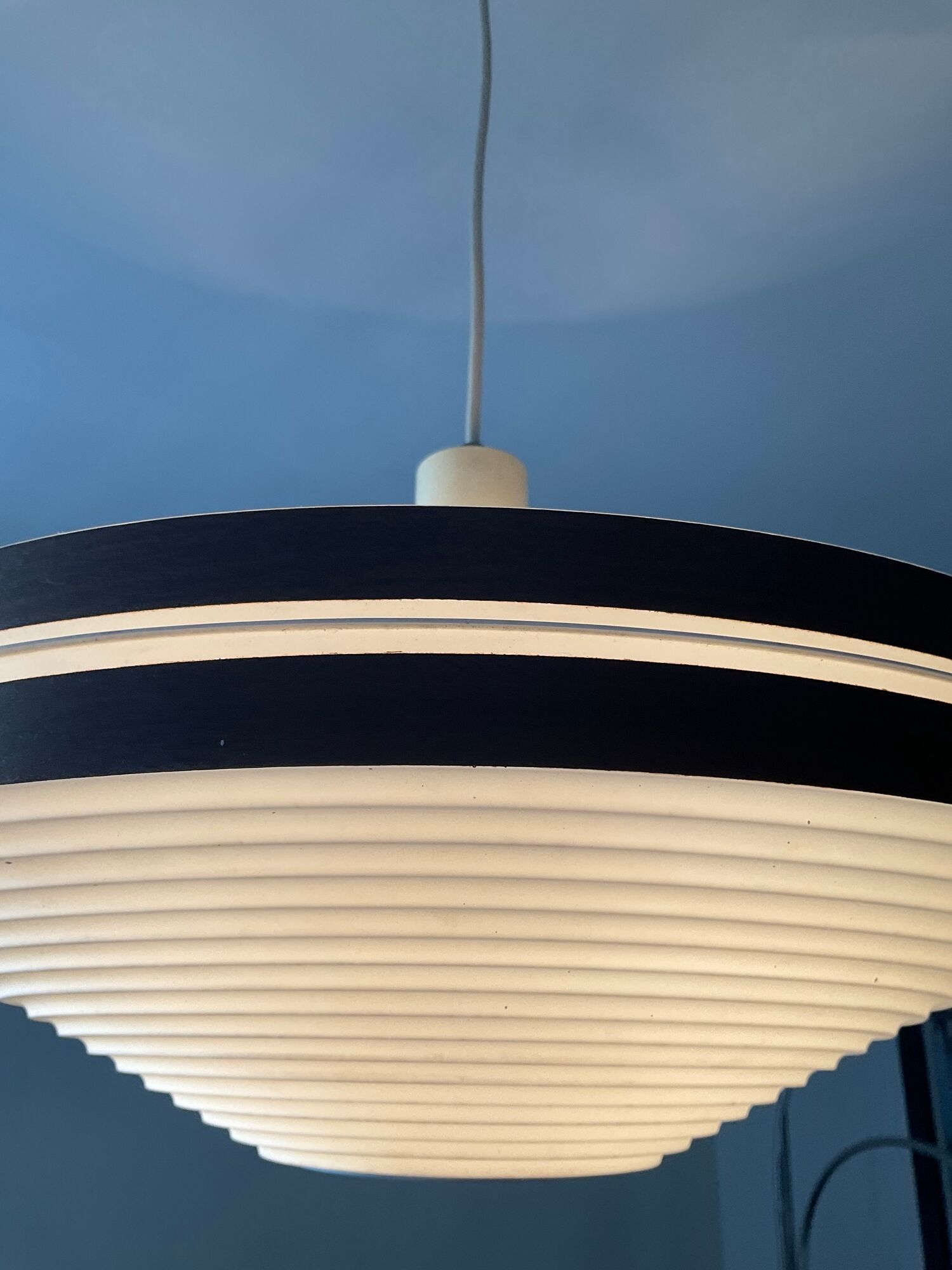 Origami Erco pendant lamp by Aloys Gangkofner 60s