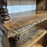 Bibliothèque de boiserie en chêne et sapin début XXème