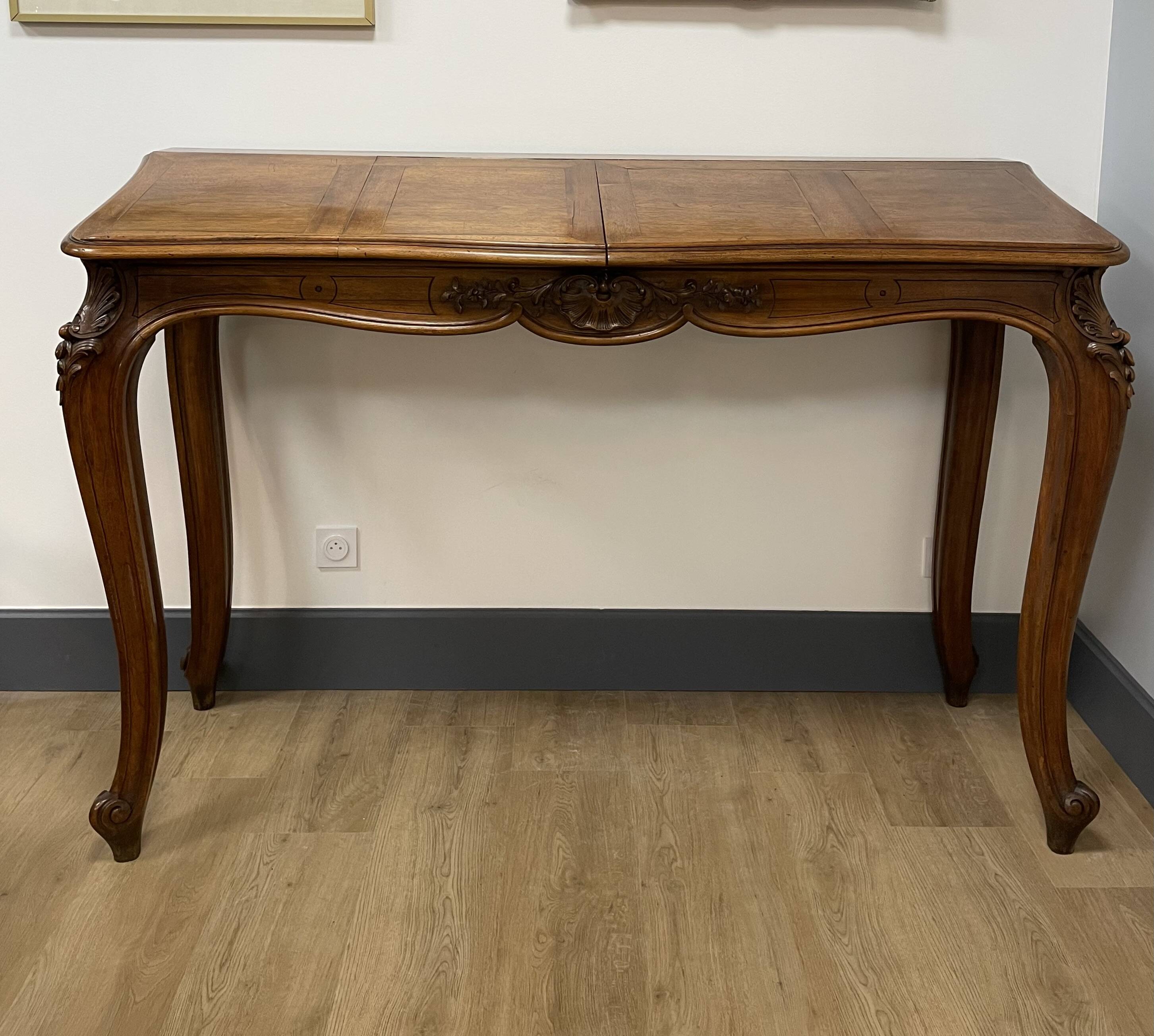 Notary walnut furniture from the end of the 19th century
