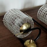 Pair of wall lights from the 50s-60s.