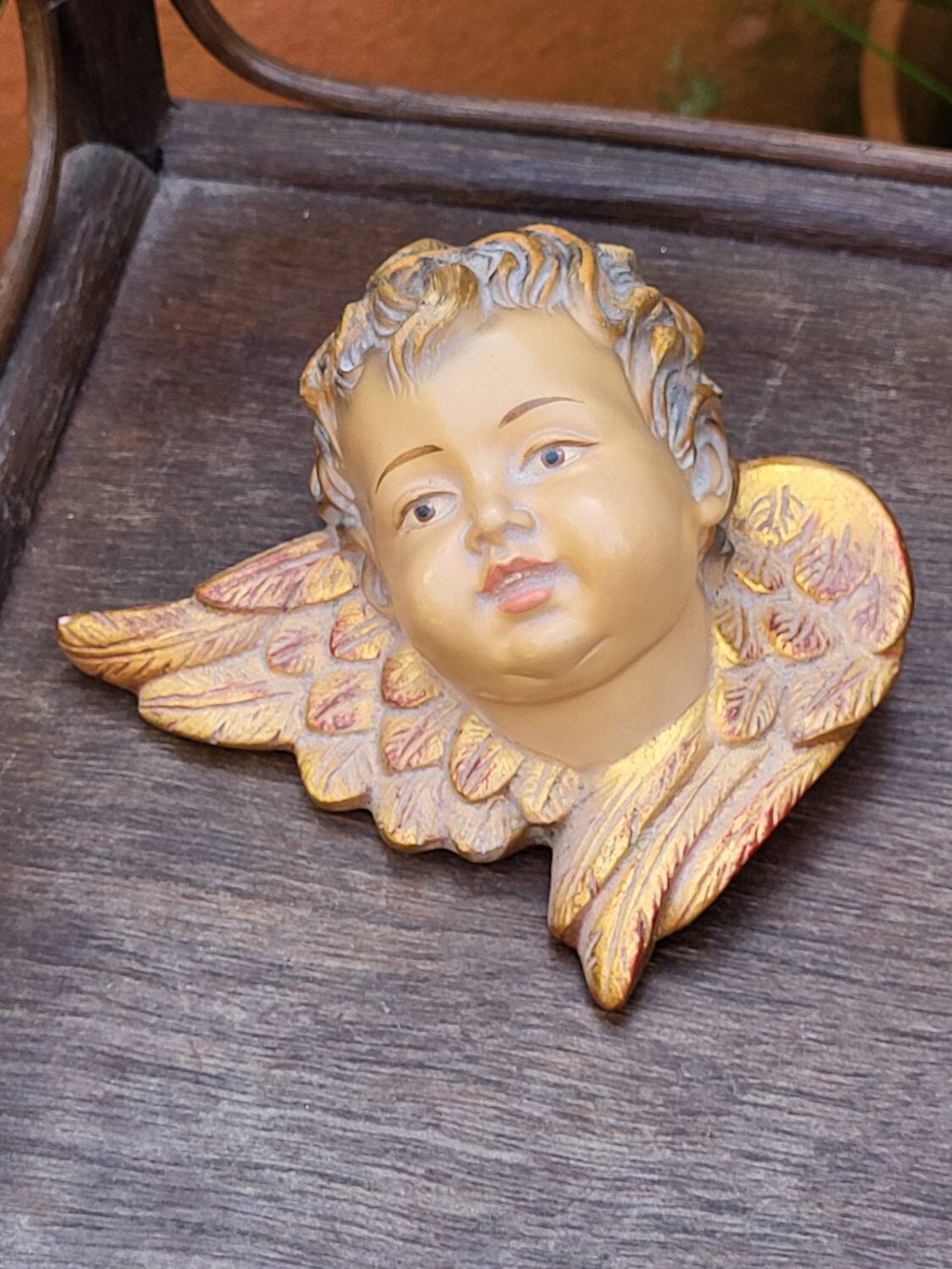 Vintage wall angel
