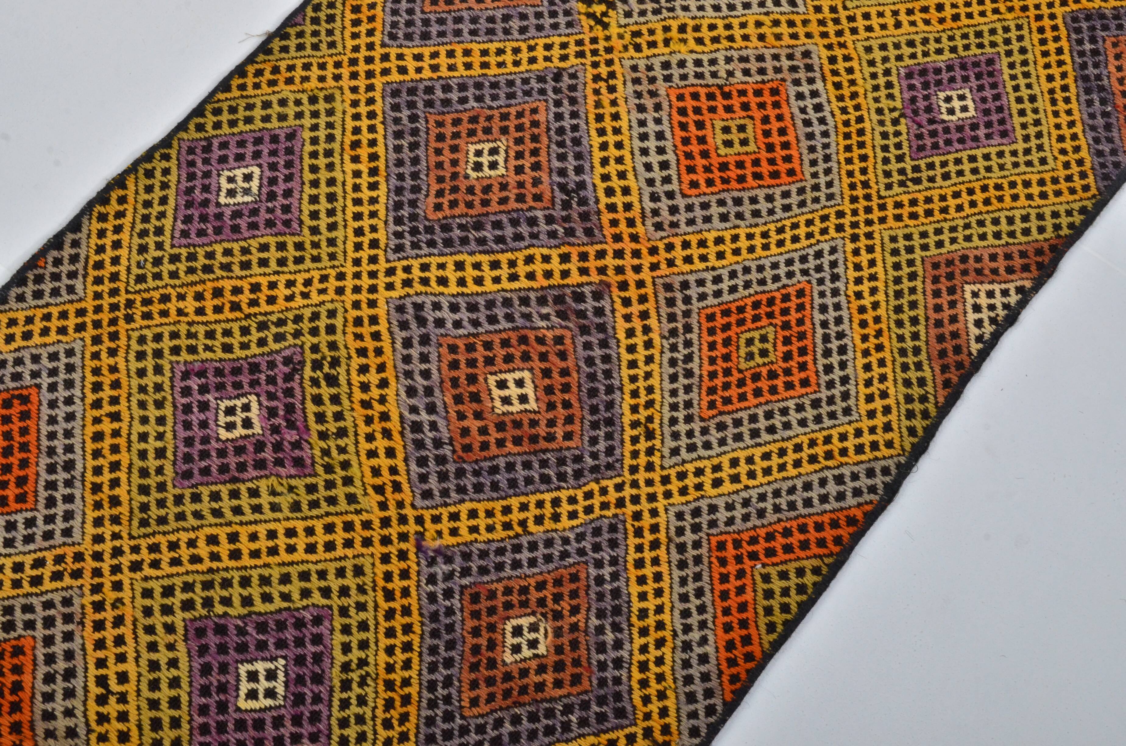 Handwoven Turkish Neutral Kilim sku 3400