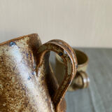 Set of 4 stoneware mugs