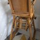 Vintage 1940s baby high chair