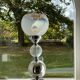 Lampe 70s en verre soufflé de Murano