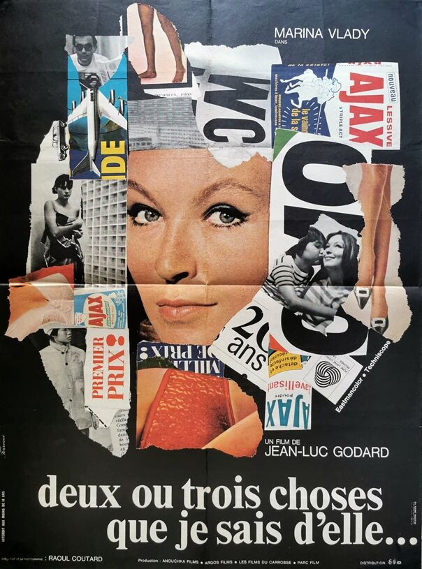 Original poster 1967 two or three things i know about her jean luc godard