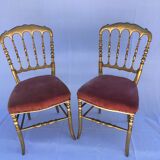 Pair of Napoleon III chairs