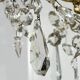 Bronze and Crystal Wall Lights with Pendants, Louis XV style – Late 19th century