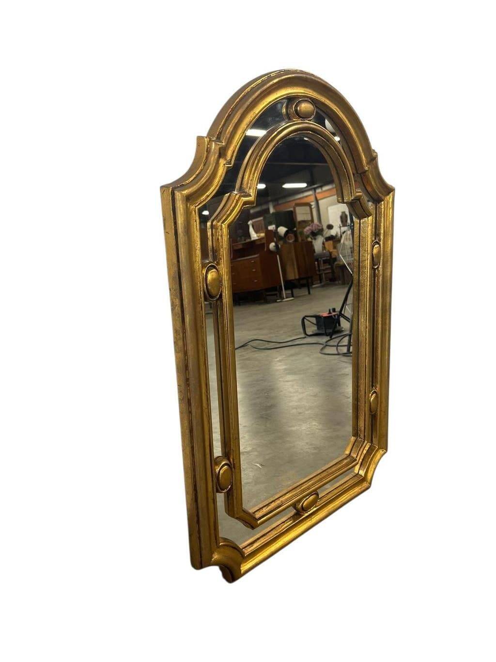Miroir baroque vintage doré