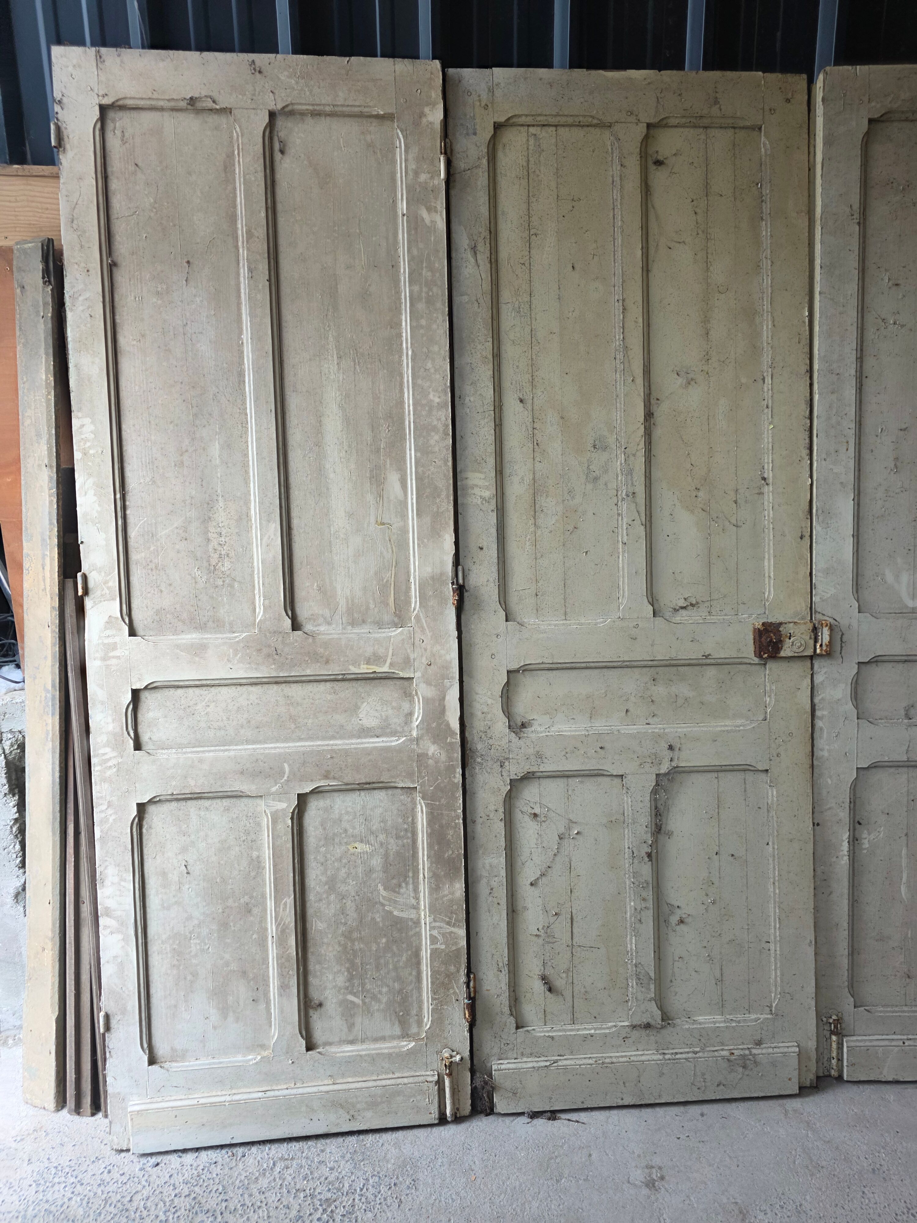 4 old partition doors