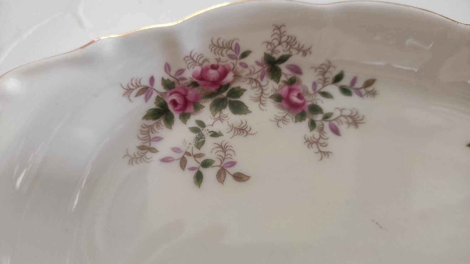 Royal Albert tray pink lavender pattern