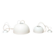 Postmodern Italian glass pendant lamp model Gaia by Luciano Cesaro for Tre Ci Luce, 1980s, set of 2.