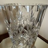 Vase cristal taillé ancien