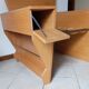 Chair 1980 in wood and leather sting SADDLER
