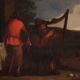 Italian painting Bamboccianti genre scene