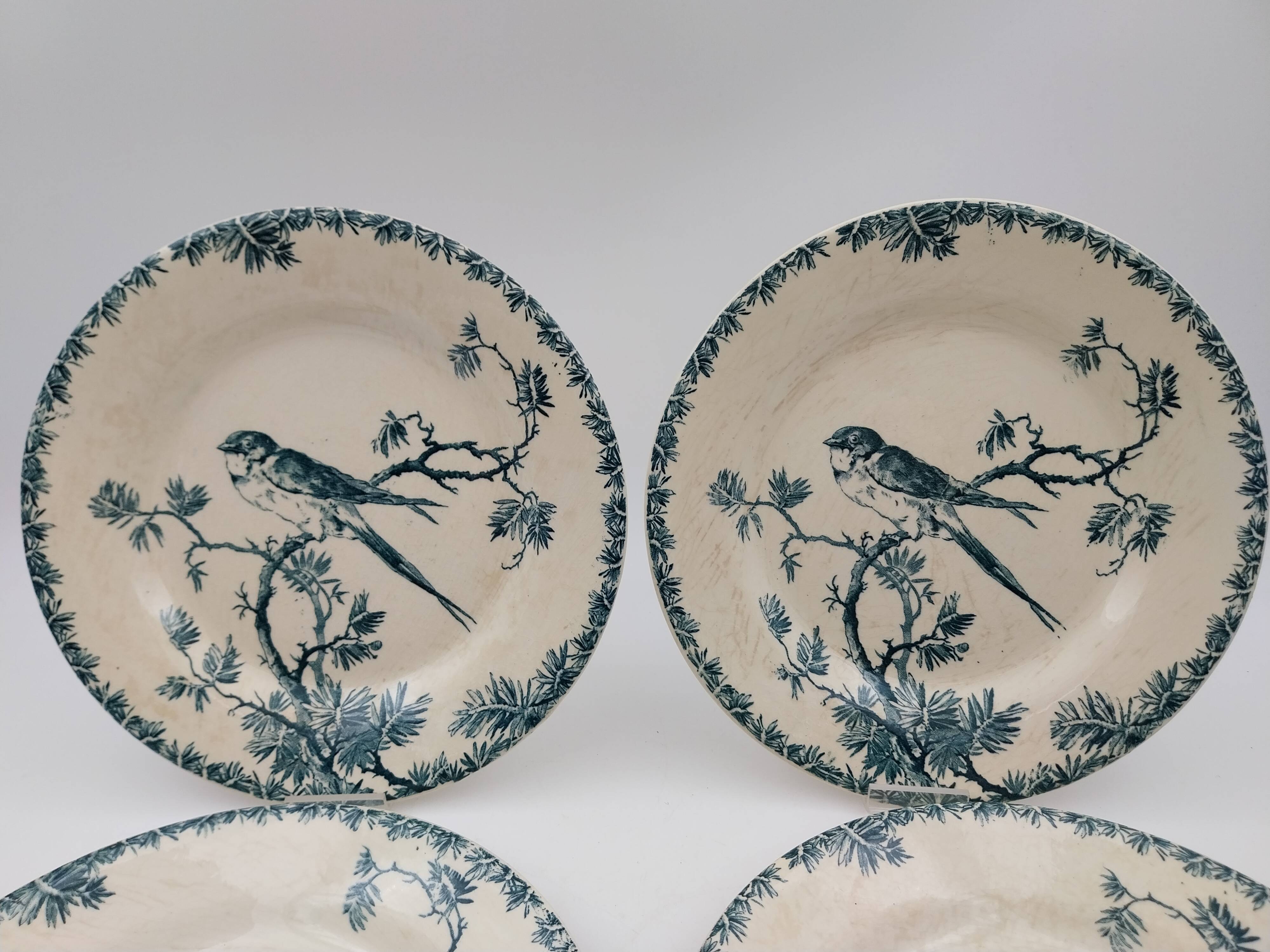 14  plates Gien modèle provencal