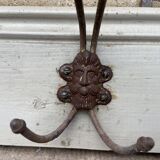 Rustic hook coat rack 1920s