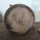 Pitcher in glazed earth Honey N°2 with lid