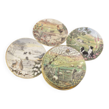 Set of 12 Yorkshire plates